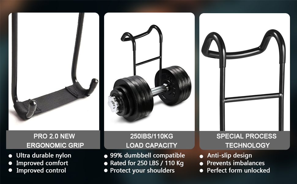 Dumbbell Spotter Hooks
