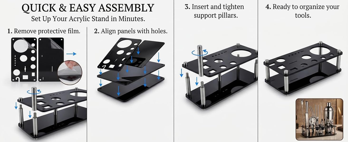 Modern Acrylic Stand for a Clean Display