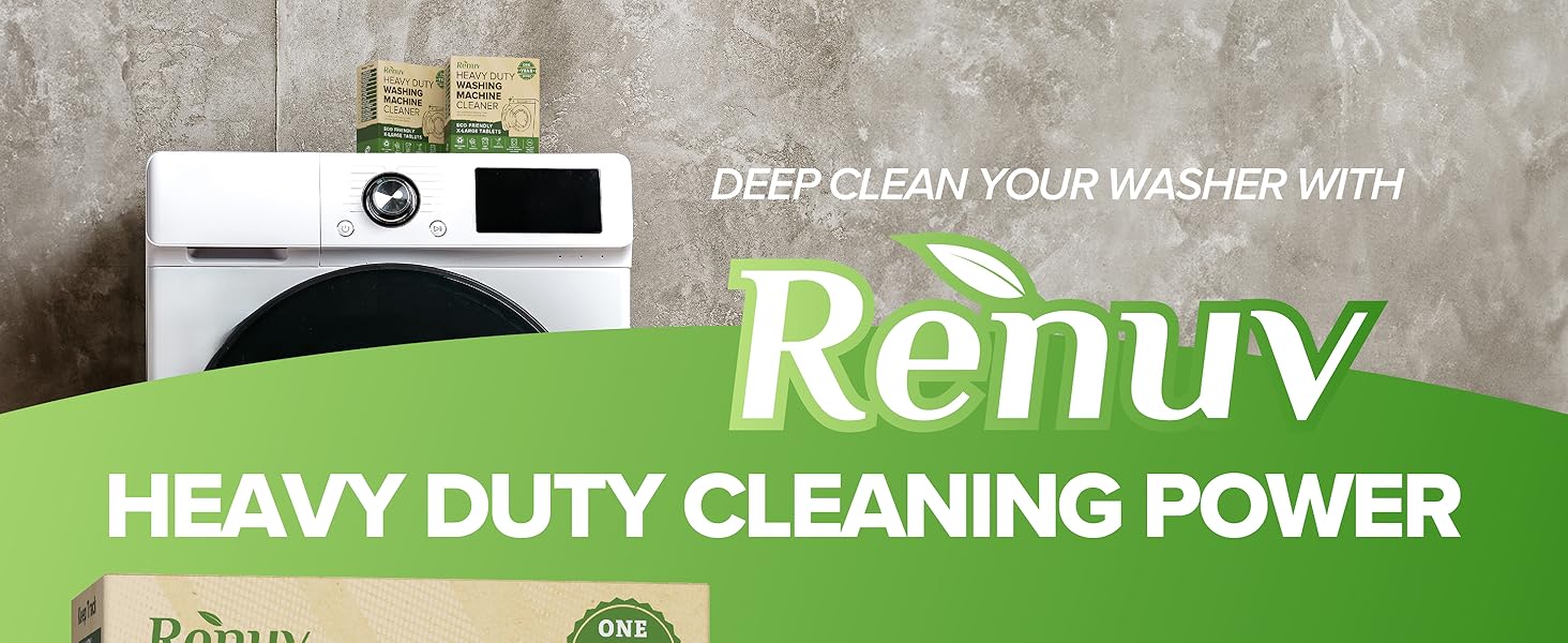 washing machine cleaner renuv one year supply