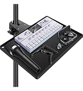 BILIONE Microphone Stand Tray with Crab Clamp, 10.6