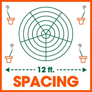 incense repellent spacing