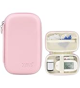 Linpr Hard Shell Diabetic Monitor Case, Glucose Meter Kit Storage Organizer, Diabetes Travel Bag ...