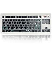 ZUOYA GMK87 TKL Mechanical Keyboard Kit with TFT Screen&Knob,BT5.0/2.4Ghz/Type C Tri Mode Barebon...