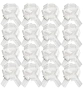 16 Pcs White Pull Bows for Gift Wrapping,6 Inch Pull Bows for Presents,Birthday,Anniversary,Party...