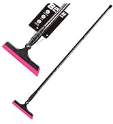 EHDIS 8 Inch Wide Silicone Blade Window Squeegee 16‘’ -45 ‘’ Long Handle Versatile and Sturdy Squ...
