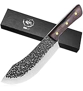ROCOCO Butcher Knife for Meat Cutting Hand Forged 7