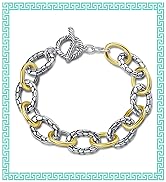UNY JEWEL Jewelry Make a Statement with Multi Dots Oval Link Chain Bracelet Designer Brand Inspir...