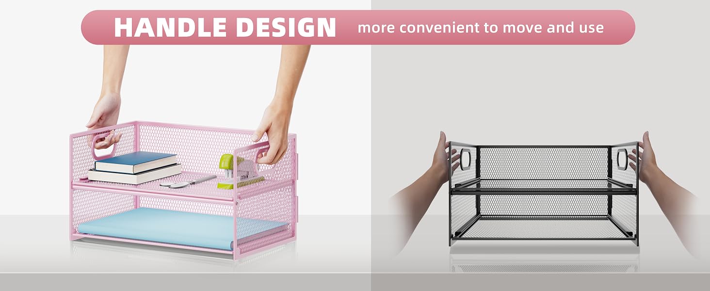 paper organizer with handle