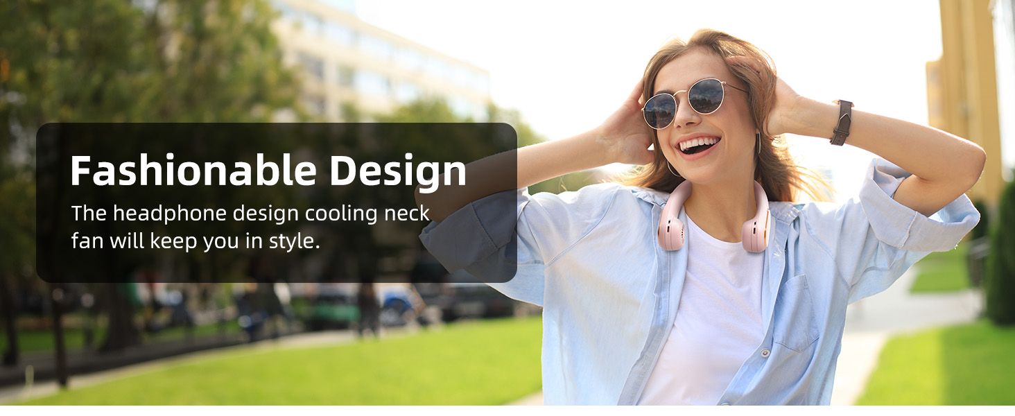 wearable fan rechargeable fan portable bladeless neck fan neck fan for kids