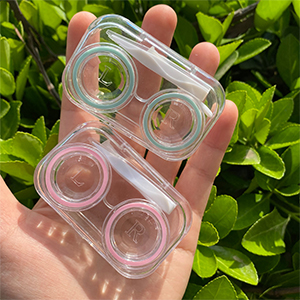 clear contact lens case