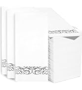 Lullaby 200 Pack Disposable Hand Towels for Bathroom, Linen Feel Hand Napkins, Soft and Absorbent...