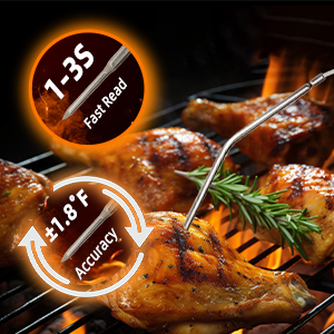 Grill Thermometer for Outside Grill