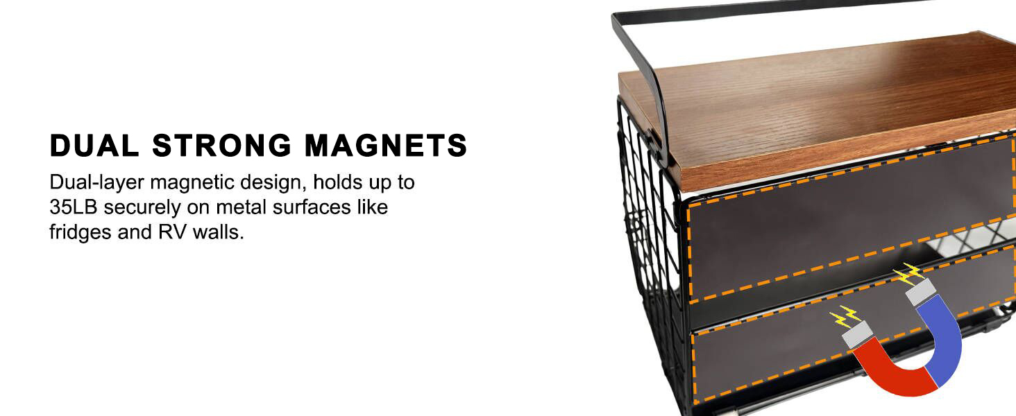 magnetic basket with strong force for 35lb
