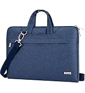 Voova 15.6 Inch Laptop Sleeve Case Bag, Slim Computer Carry Case with Shoulder Strap Compatible w...