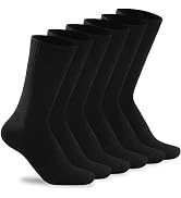 HAVE A TREE Mens Dress Socks White Long Socks For Business Men Casual Socks 3-12Pack