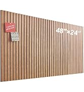 Large Cork Board for Office, 8 Pack Felt Wall Tiles with Slat Wall Paneling and Safe Removable Ad...