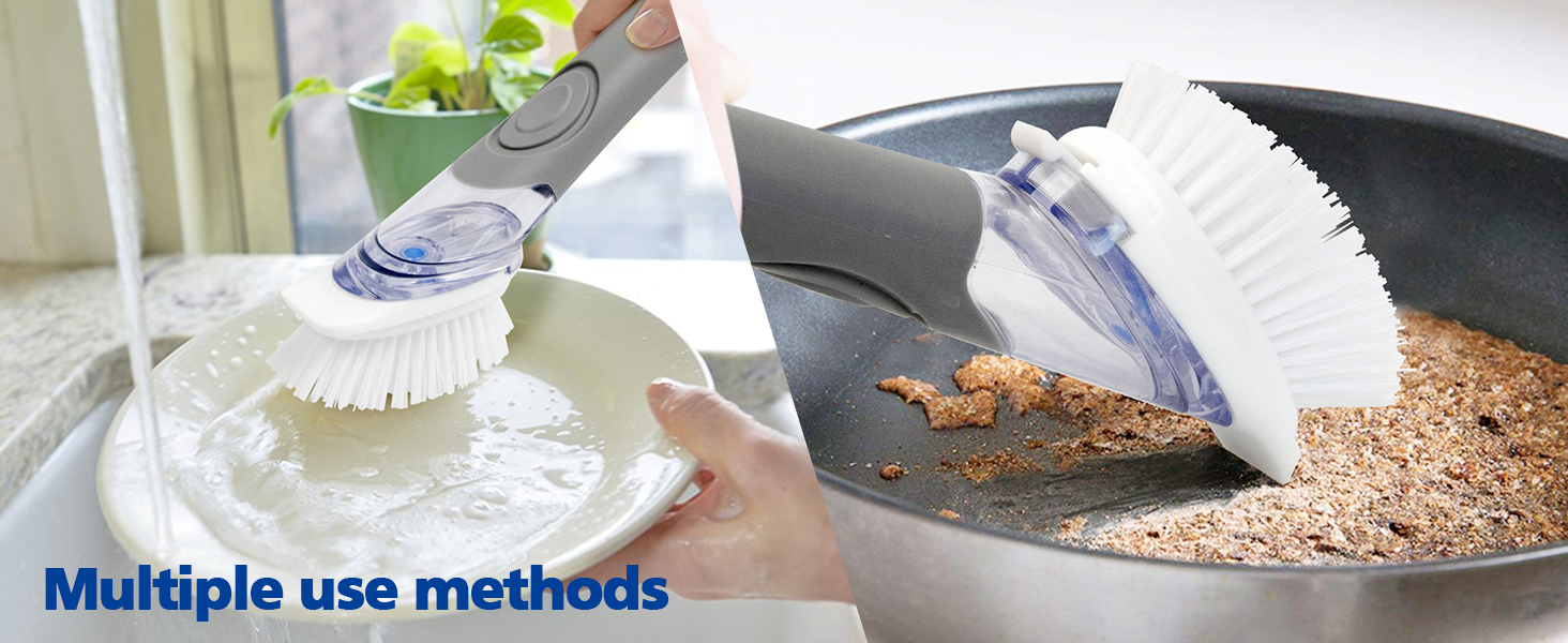 Dish Brush with Soap Dispenser