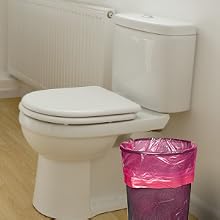 bathroom trash can bags