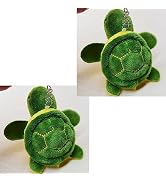 Rosojodg 2pcs Cute Sea Turtle Mini Tortoise Keychain Pendant Cartoon Doll for Birthday Gift Bag A...