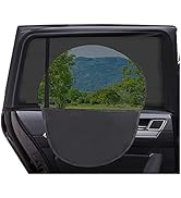Upgrade Stretchable&Breathable SUV Car Window Shade - Oversize Double Mesh for Heat Shading and B...