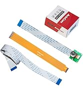 Arducam 8MP IMX219 Camera Module for Raspberry Pi, with Low Distortion 105°(D) FOV M12 Lens, Comp...