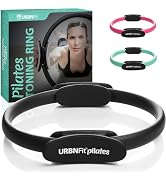 URBNFit Pilates Ring - 12" Magic Circle w/Dual Grip, Foam Pads for Inner Thigh Workout, Toning, F...