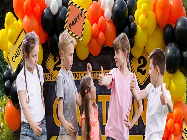construction party balloons