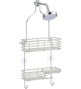 SMARTAKE Hanging Shower Head Caddy, Rustproof Bathroom Shower Room Shelf Organizer, SUS201 Stainl...