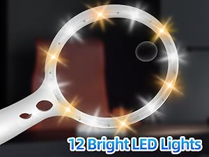 Large Magnifying Glass with Light