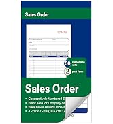 Enterprise Company Sales Order Book,2-Part Carbonless Paper,4-3/16 x 7-3/16 Inches,50 Sets,White/...