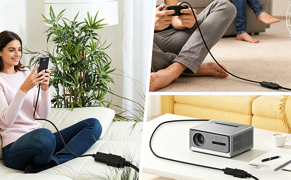 USB 2.0 Extension Cable USB A Male to A Female Extension Cord USB Extender Cable Cord
