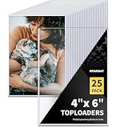 HYARUAT 4x6 Toploader - Durable Hard Plastic Sleeves, Sheet Protectors for Photo Cards, Kpop, Pos...