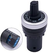 Taiss / 1Pcs LA42DWQ-22 22mm 10k ohm Governor Rotary Potentiometer Inverter Converter Resistance ...