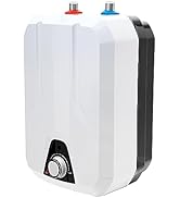 Electric Water Heater 110V 1500W 6L 1.59/gal Instant Electric Faucet Tap Under Sink Kitchen House...