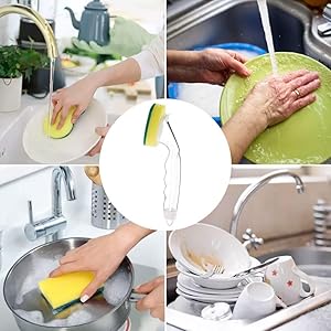 Dish Wand Replacement Brush Sponge Refills
