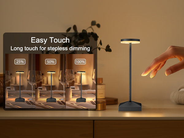 touch rechargeable lamp
