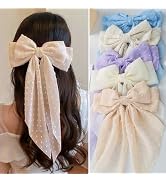 5 PCS Hair Bows for Women Girls,Bow Clips for Women,Bow Clips,Big Bows Hair Clips,Bow-knot Hair C...