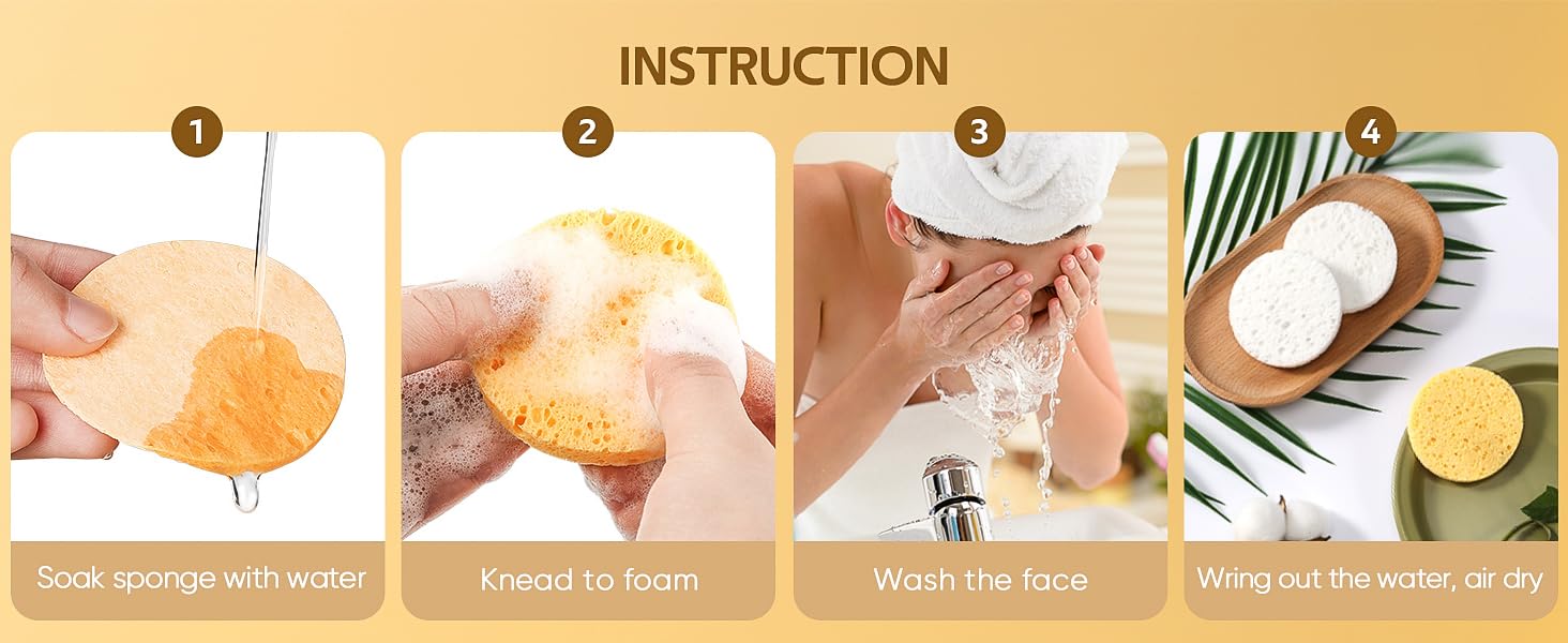 facial sponges