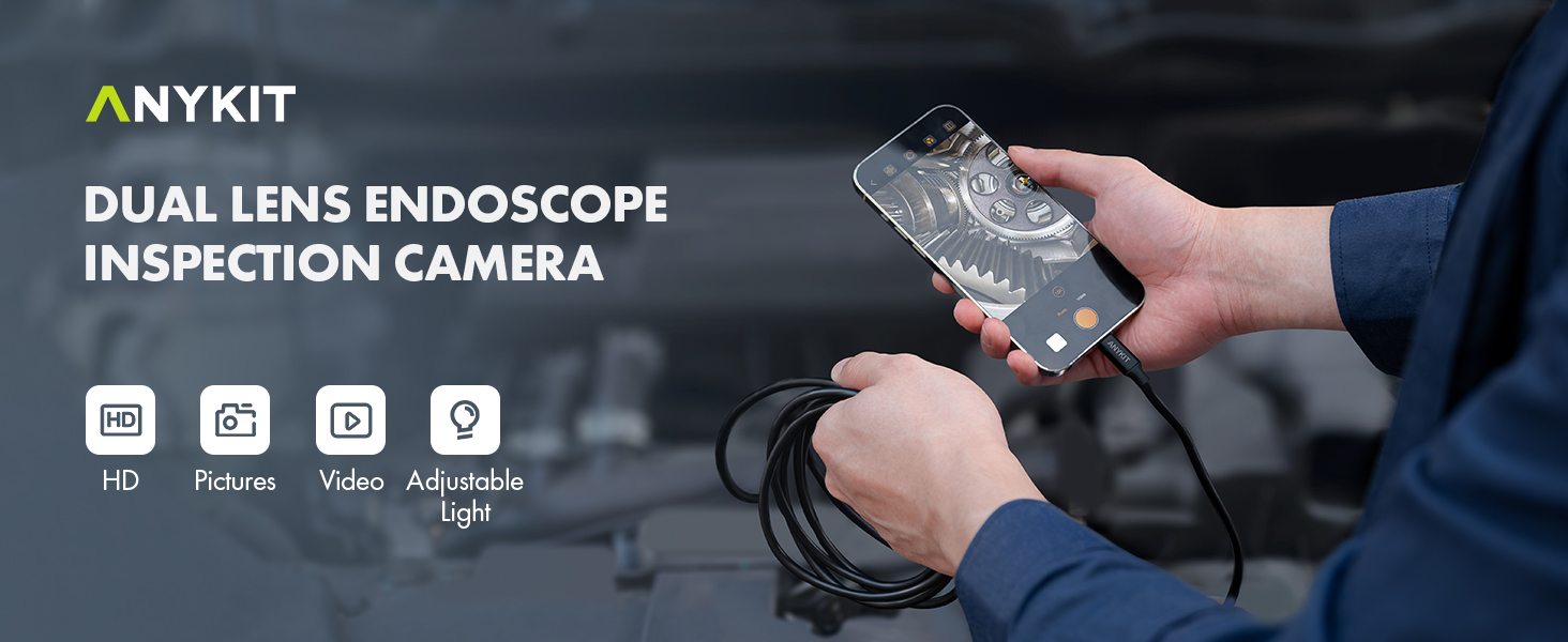 dual lens inspection camera