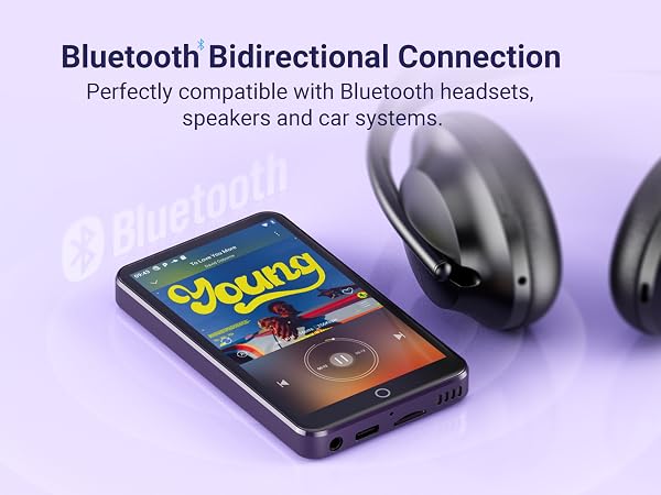 mp3 player with bluetooth and wifi