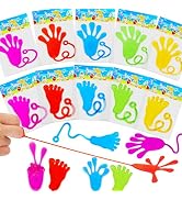 24pcs Sticky Hands Feet for Kid Party Favor Goodie Bag Stuffer Treasure Box Toy Classroom Prize S...