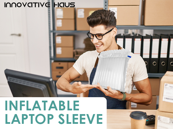 wrap bubble laptop protective computer packaging ship inflatable air notebook box protector foam