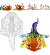 LET'S RESIN Large Axolotl Resin Molds Silicone, 3D Detailed Animal Silicone Molds, Flexible Effor...