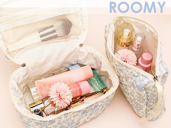 PAZIMIIK QUILTED MAKEUP BAG
