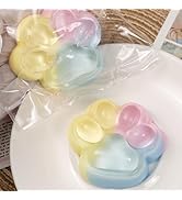Hunfuthr 2Pcs Taba Squishy Cat Paw Squeeze Toys, Cute Cat Paw Squishy Toys for Stress Relief, Sof...