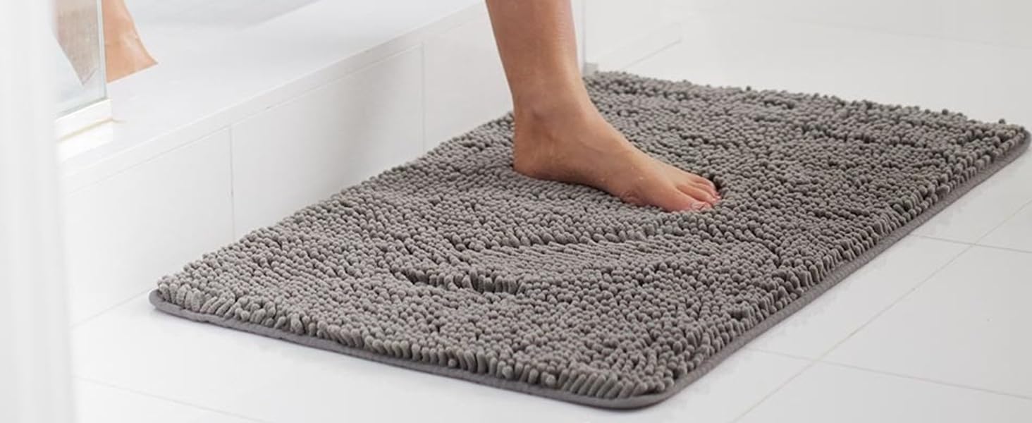 Gorilla Grip Bath Mat Bathroom Rugs Bath Mat Bathroom Mat Machine washable memory foam grippy back