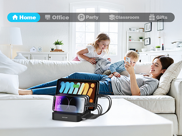 ipad charging station