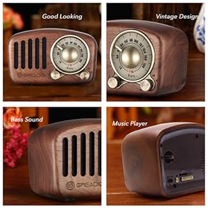 retro radio bluetooth speaker