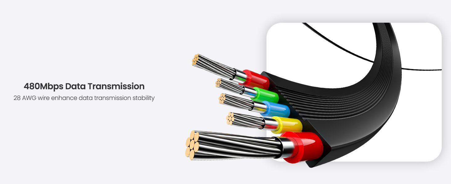 usb 2.0 type c cable data sync