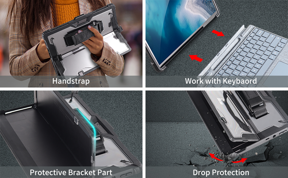 surface Pro 7/6/5/4 case with pen holder